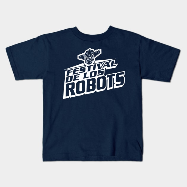 Festival de los Robots Kids T-Shirt by santanafirpo